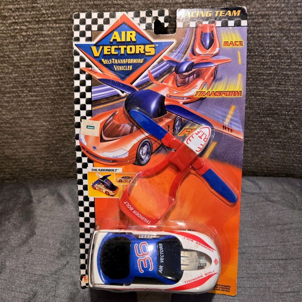 Vintage Air Vectors Self -Transforming Vehicles THUNDERBOLT Yes! 1997 NIB